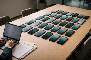 Da jeg første gang låste 40 firmamobiler på én gang (og hvad jeg ville gøre anderledes i dag)