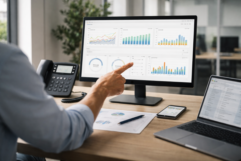 Opkaldsstatistik i telefoncentralen: de vigtigste KPI’er (og hvordan du bruger dem)