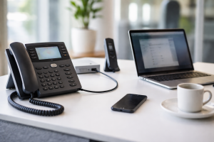 Bordtelefon (IP-telefon) til kontor og reception: sådan vælger du rigtigt